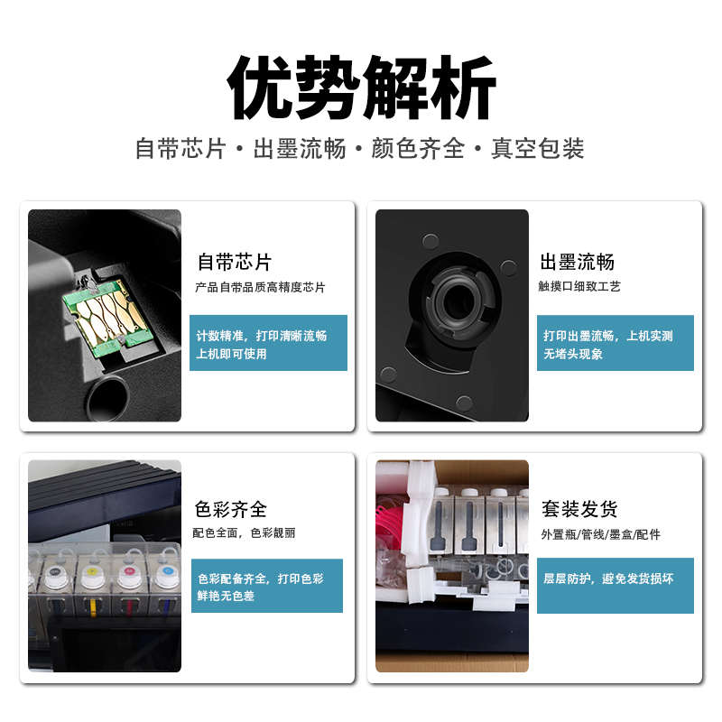 爱普生 EPSON WorkForce WF-C17590/WF-C20590连供M20590填充墨盒