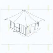 营地帐篷奢帐篷酒店拎包帐篷帐篷酒店住宿入住保温源头厂家野