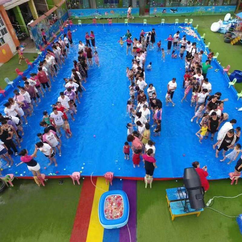 幼儿园活动专用防水布玩水布戏水布水上乐园泡泡趴防滑加厚篷布