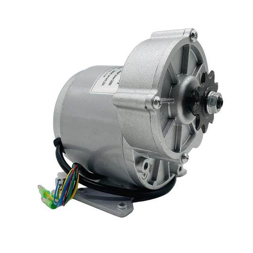 羚鹰 MY1018Z 24V350W无刷减速电机 霍尔减速马达 自行车套件电机