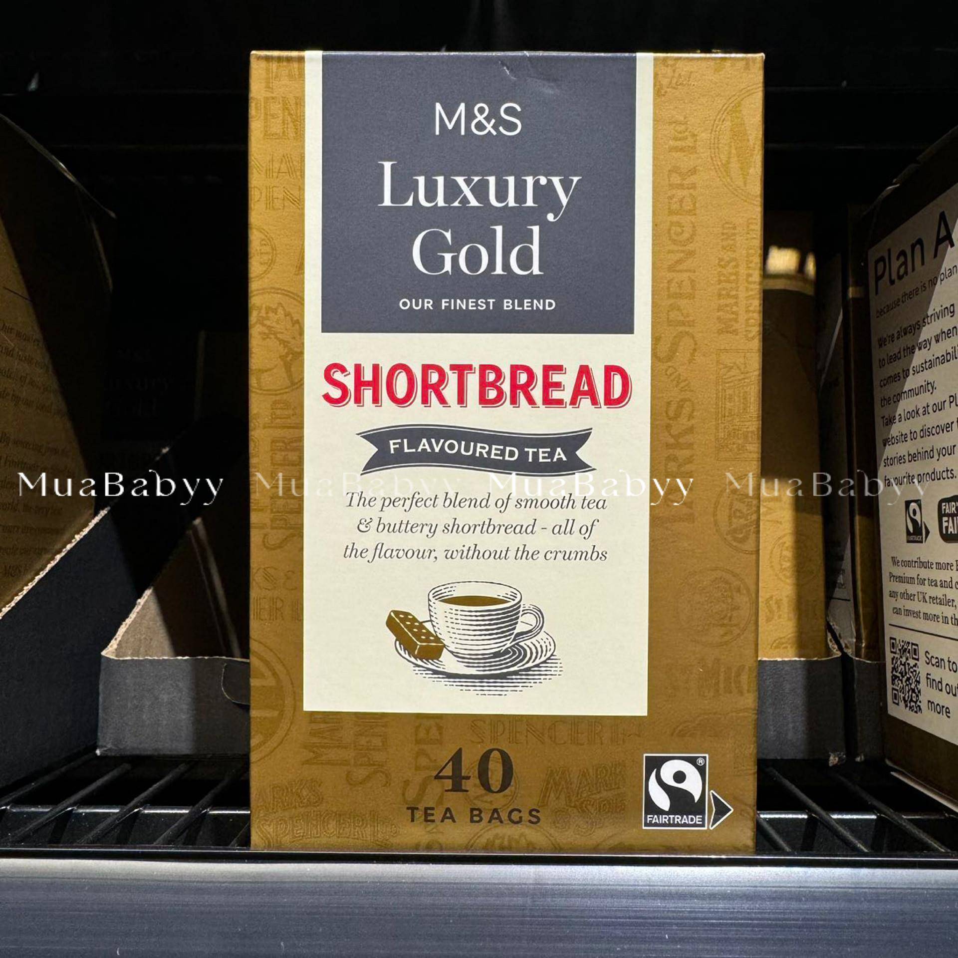 现货秒发 英国玛莎M&S马莎Luxury gold饼干红茶风味茶果茶下午茶