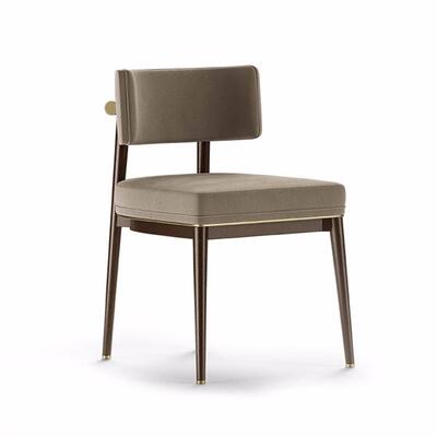 WGX-2007椅子现代简约实木餐椅 北欧设计师椅子 客厅椅子 靠背椅