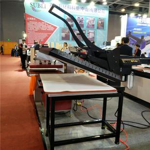 0源头CY 板压烫广告布抱枕热转 6080厂大幅面8家0x10烫画机抽拉式