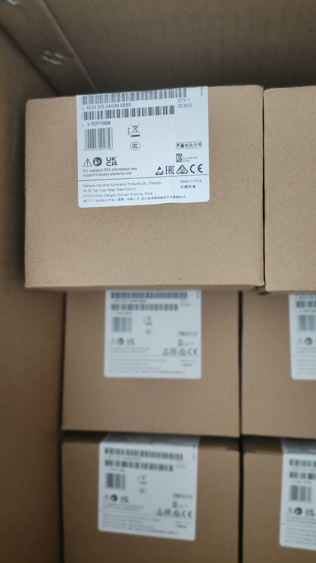 6ES7215-1AG40-0XB0  SIEMENS/西门