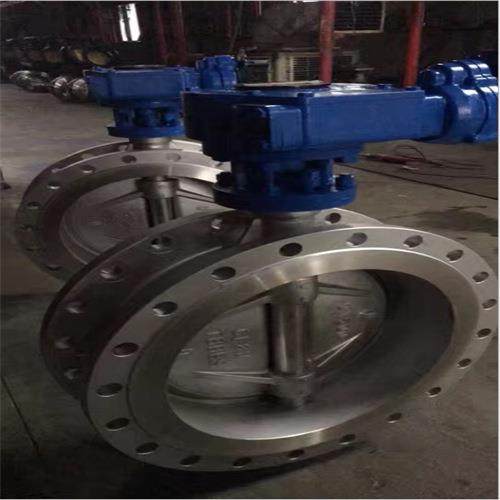 D343W-16P不锈钢三偏心涡轮法兰蝶阀D343W-25P涡轮法兰蝶阀蝶