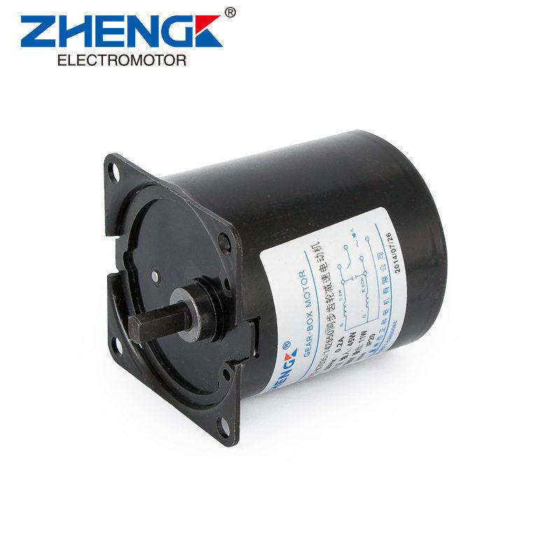 B60KTYZ 偏心出轴电机 同步齿轮速电机 正科电机 220V 交流电机