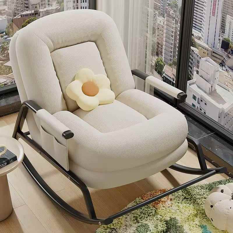 懒人沙发可躺可睡阳台休闲椅单人摇摇椅家用午休人类狗窝成人躺椅