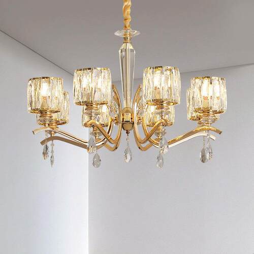 轻奢客厅灯水晶吊灯现代简约创意主卧餐厅大气设计师大厅家用灯饰