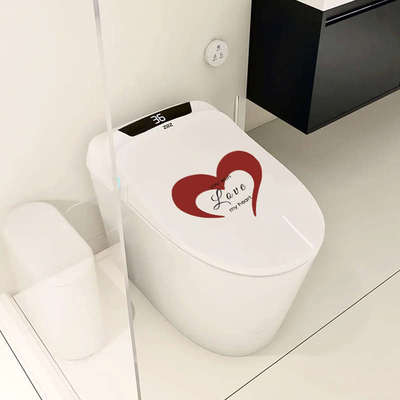 爱心马桶贴2025新款家用卫生间防水贴纸墙贴自粘防潮墙纸贴画遮丑