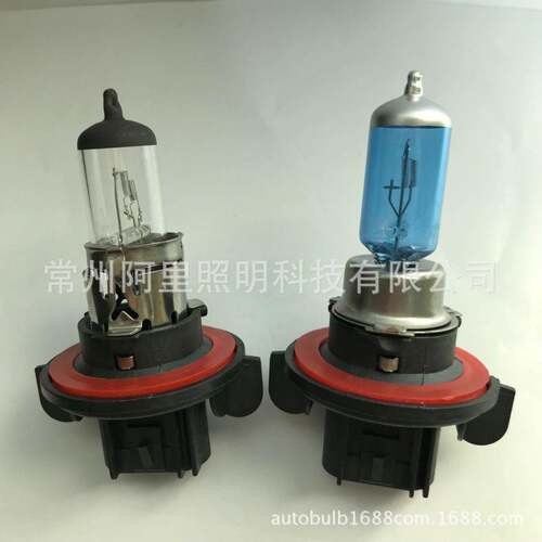 汽车灯 H13 12V100W白光 12V55W青光石英卤素灯9008