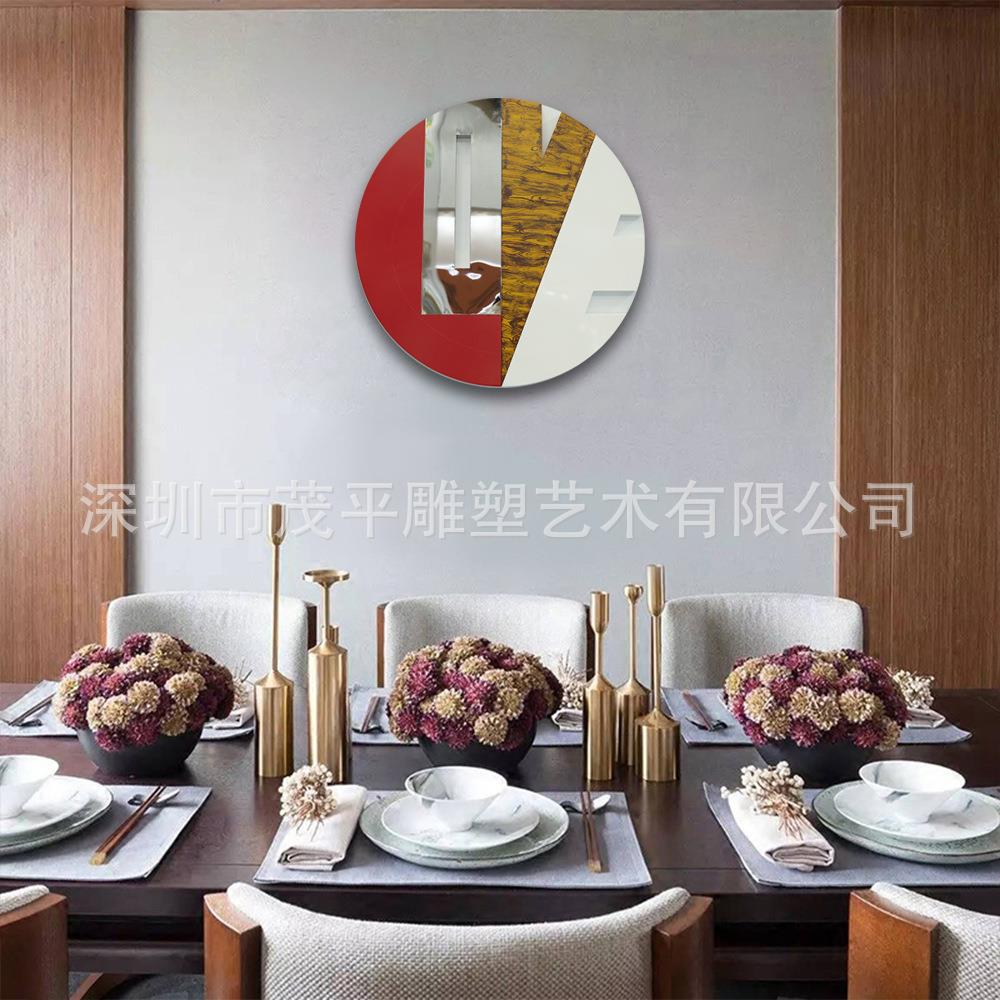 不锈钢壁饰墙面艺术现代墙面装饰金属艺术创意壁饰3D墙饰金属画