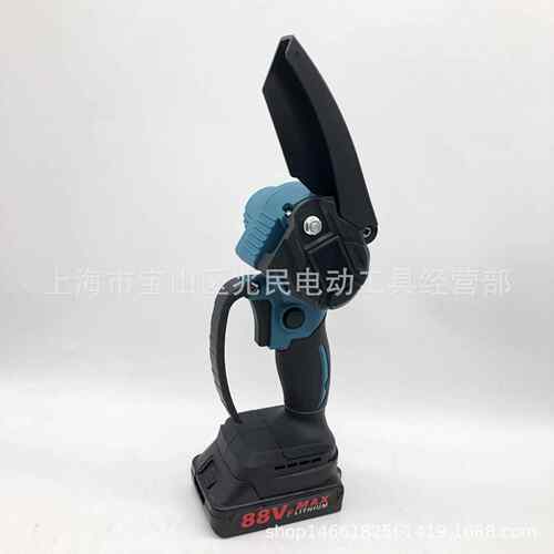 锯4寸充无绳迷你电链锯木工锯单电手电动寸锯园林伐木锂电链0014