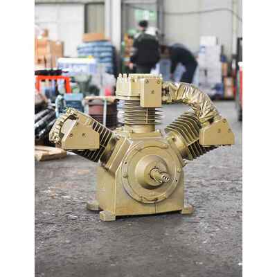 开山牌活塞空压机头KS55泵头KS200KS240KSH100工业级冲气泵7.5kw
