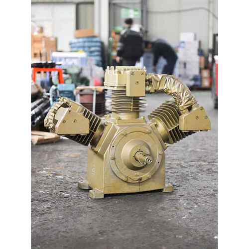 开山牌活塞空压机头KS55泵头KS200KS240KSH100工业级冲气泵7.5kw