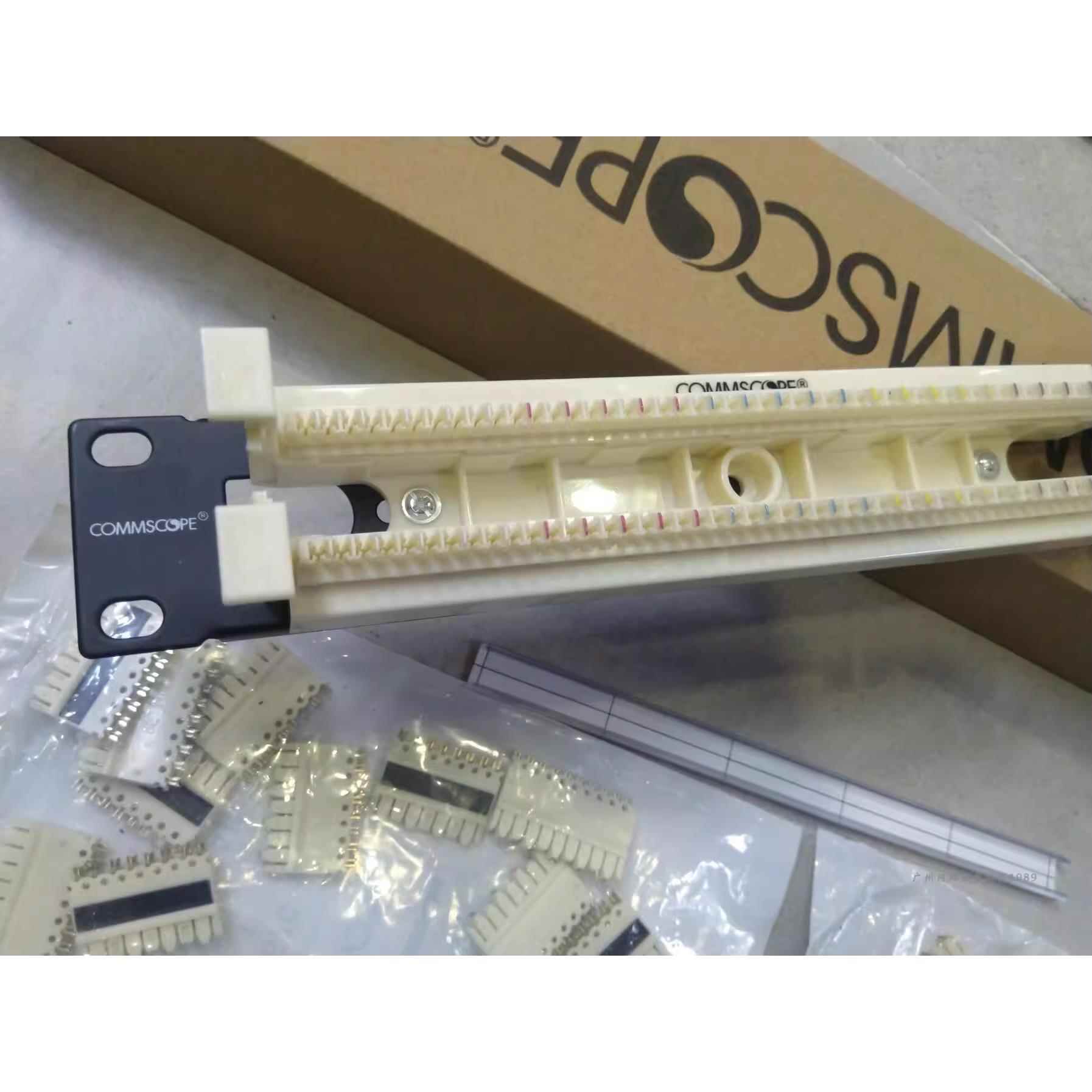 康普AMP安普款式558635-1电话配线架100对110语音跳线架含连接块