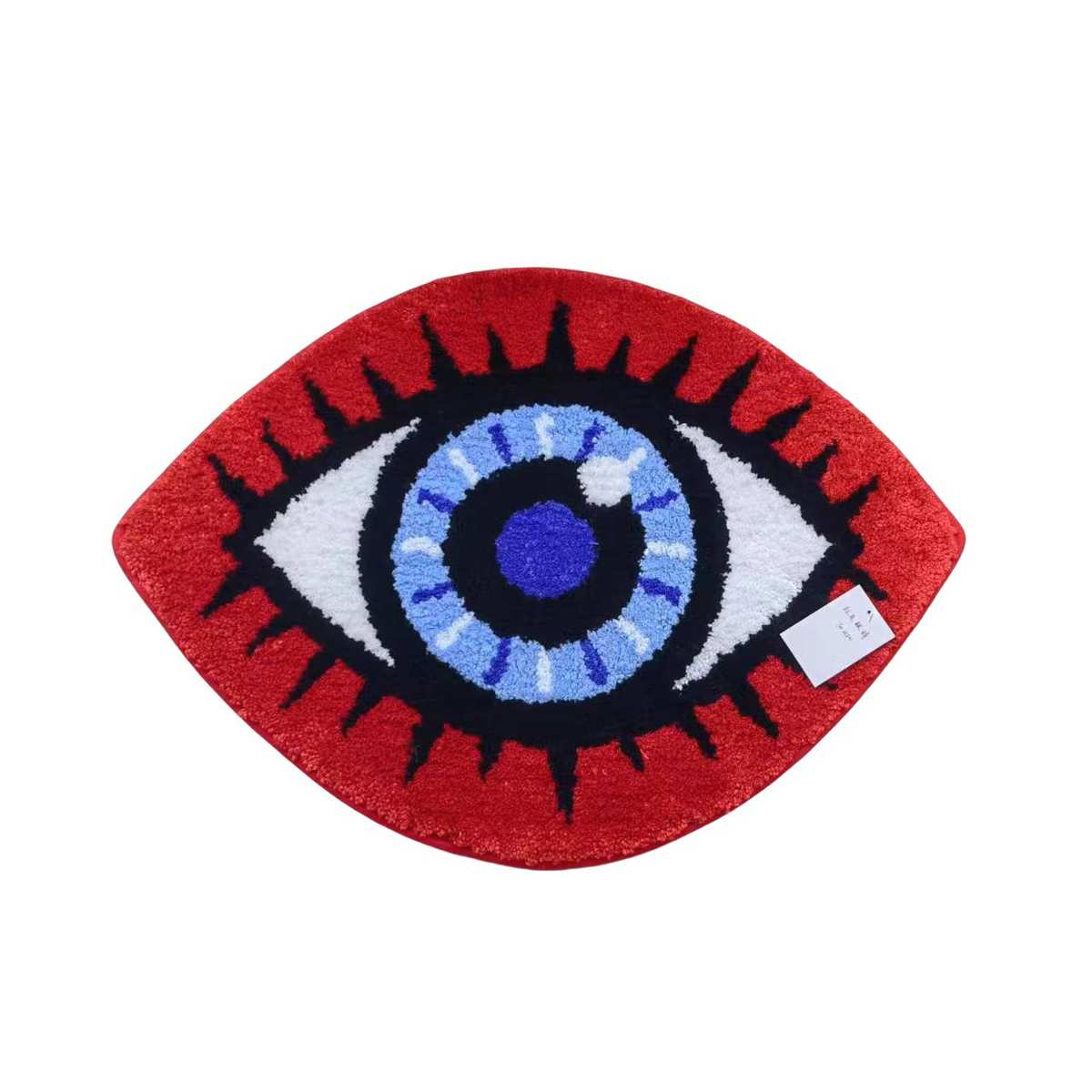 异形地毯另类图案线条植绒一件定制地垫工厂家用装饰入户簇绒地垫