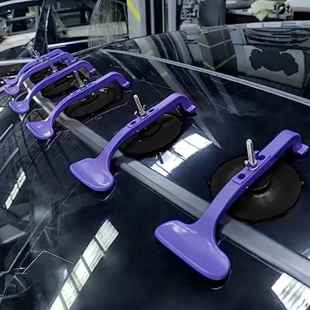 6PCS14152包围安装 定器功固能安饰条玻璃固 固围定夹玻璃吸盘包装