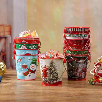 Multi functional storage bucket Christmas snow bucket 手提桶