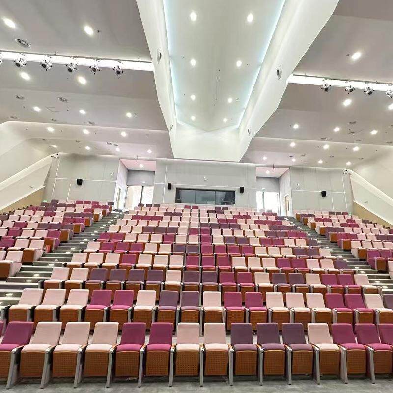 报告厅会议椅舒适防火布艺剧院座椅带写字板3D电影院椅礼堂椅