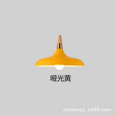 餐厅创意灯店铺工业简约单头风餐饮饭馆商用工程北欧灯罩照明吊灯