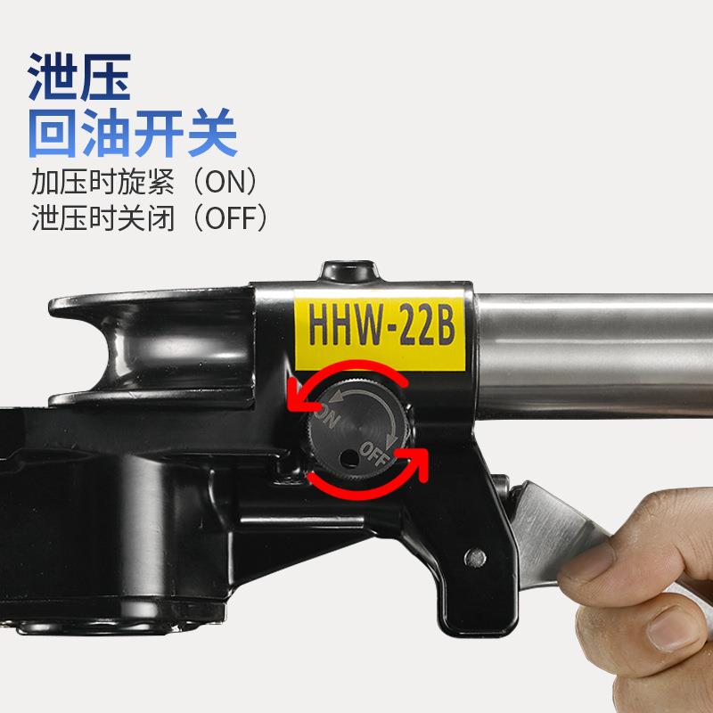 铝制模具铜铝铁管圆管小型液压手动弯管器折弯机手动液压弯管机