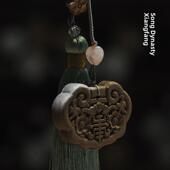 手工香牌古法合香如意锁配饰品汽车载净化香熏挂件家居薰香持久