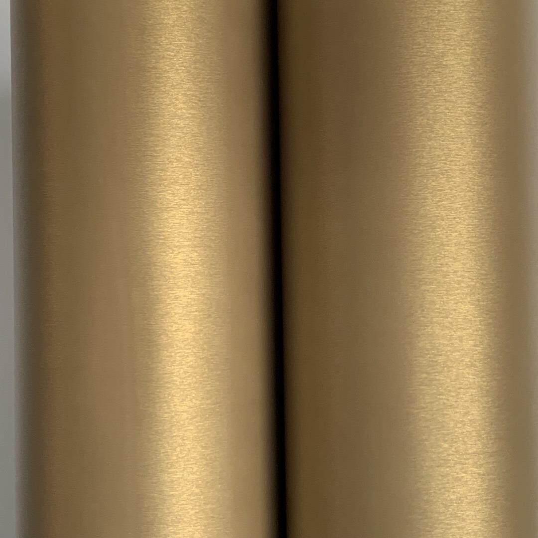 特厚导气槽香槟色金属拉丝装饰贴膜自粘墙纸翻新贴纸展柜波音软片