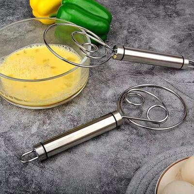 Stainless Steel Flour Cake Mixer Manual Dough Blender and Kn