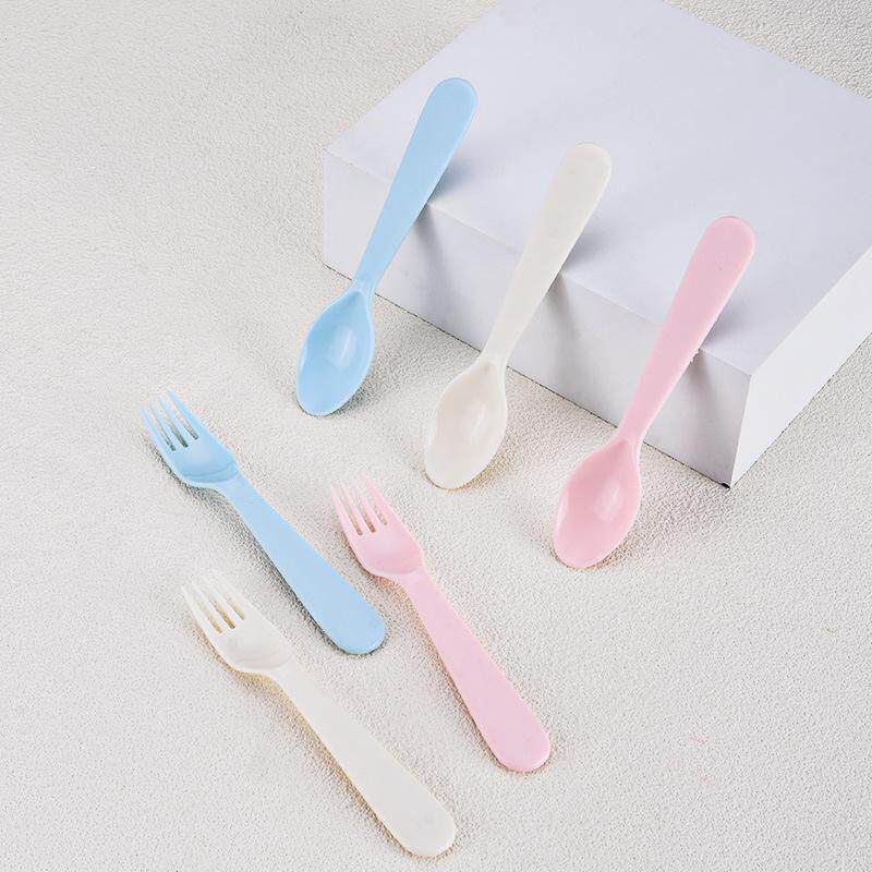 亚马逊儿童儿童餐具简约塑料饭勺