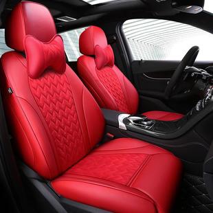 四季 专车五座GLC260L专用舒适座椅套耐磨皮拼绒布全包围汽车坐垫