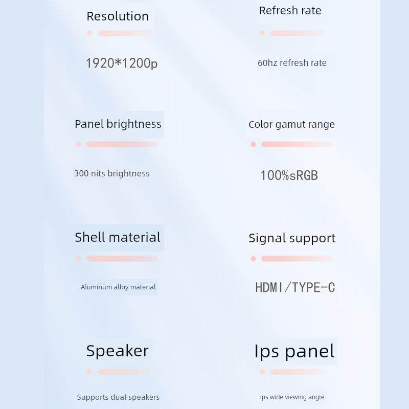 16寸ps5 PS4 XSS XBOX 游戏机便携显示器笔记本屏幕改装便携屏