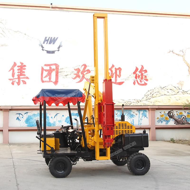 供应高速护栏打桩机老桩换新圆桩换方桩打桩机波形公路护栏打桩机