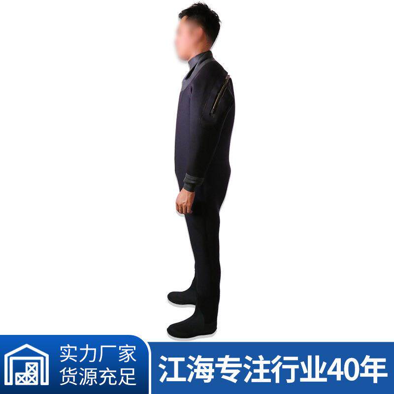 新款直销潜水服男专业保暖深潜防寒潜水衣3~5MM连体半干式加厚浮