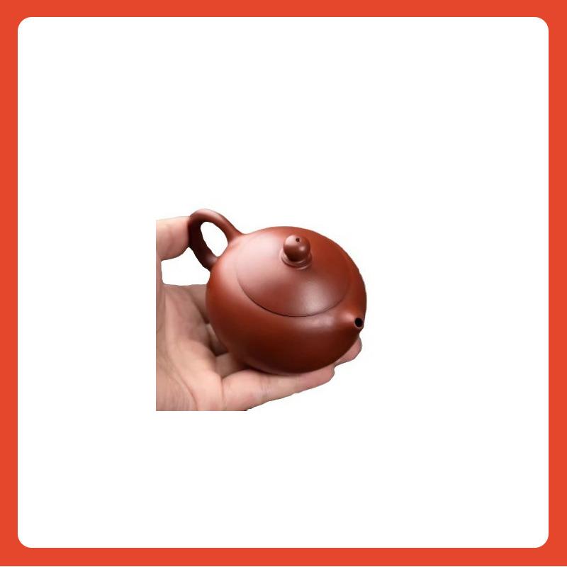 G6M朱潮州842纯手工手壶张景雅泥壶拉西施壶紫砂壶水平壶直Z嘴梨