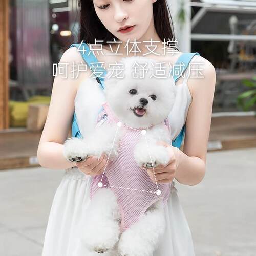 狗狗小外出胸前型猫包2205SXSL猫双肩便携咪中犬携带背狗透气宠物