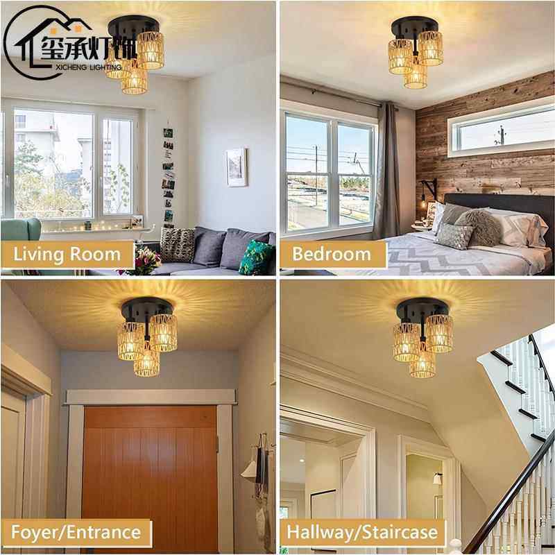 美式仿麻绳编织吊灯民室宿田园卧餐手厅茶客栈吧台室工XC0016三头