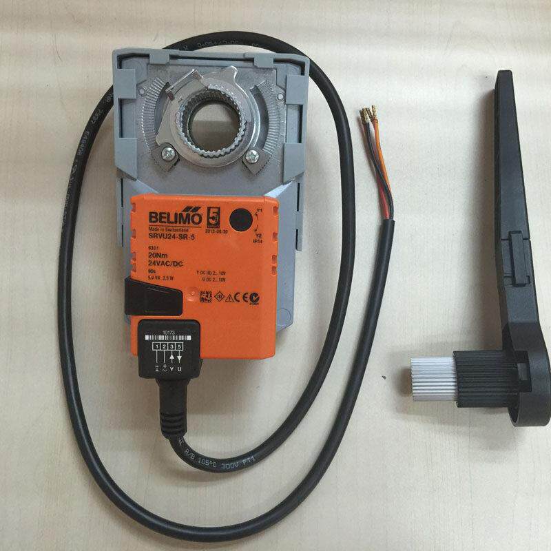 瑞士制搏力谋电动蝶阀 SRVU230-S-5开关型执行器 高扭力阀门控制