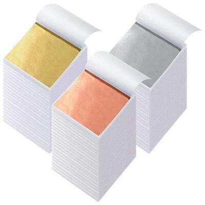 JUF-1200 Sheets Sheets 3 Colors Imitation Paper Gold Foil