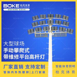体育球场灯高杆灯智能升降式灯杆工程道路智慧路灯照明路灯杆厂家