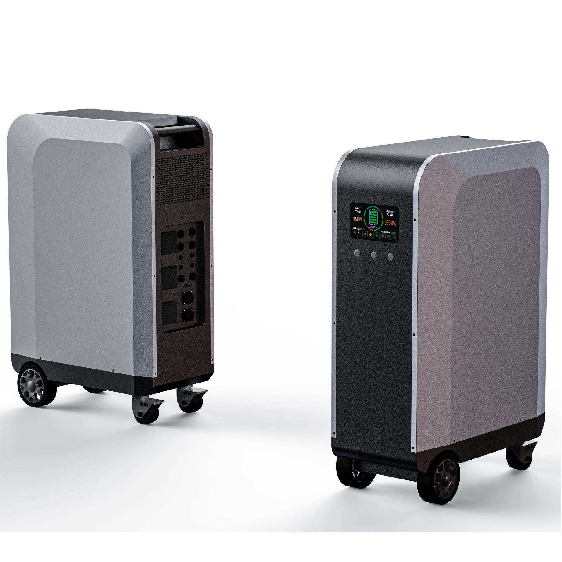 续航200公里的移动家用储能电源20度电10KW输出可光伏市电充电