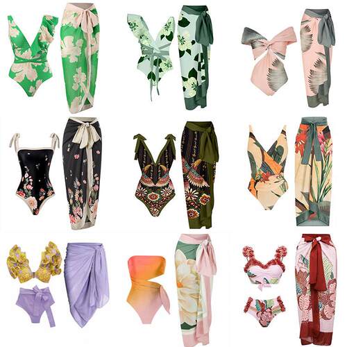 One piece conservative belly covering slimming beach