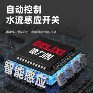 保障家用淋浴热水 德力西增压泵65W75W多场景一机搞定24V电压正品