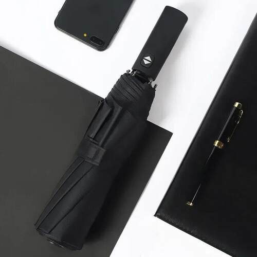 12 Bones Windproof Double Layer Resistant Umbrella Fully Aut