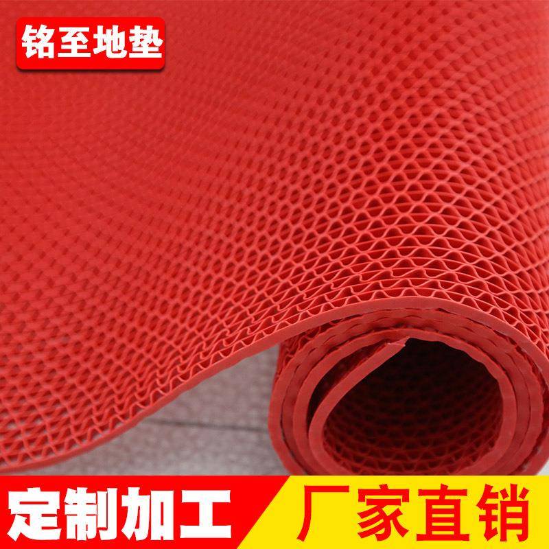 厂家pvc镂空地垫S型通底防滑防水地垫子家商用浴室走廊疏水地毯垫