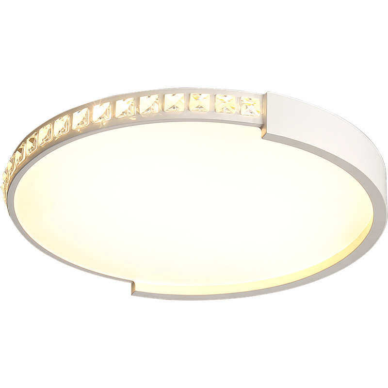 现代简约卧室水晶led吸顶灯房间灯客厅大厅主卧顶灯大气创意灯具,家装灯饰光源,智能吸顶灯,淘宝优惠券,粉丝福利购,淘宝优惠卷