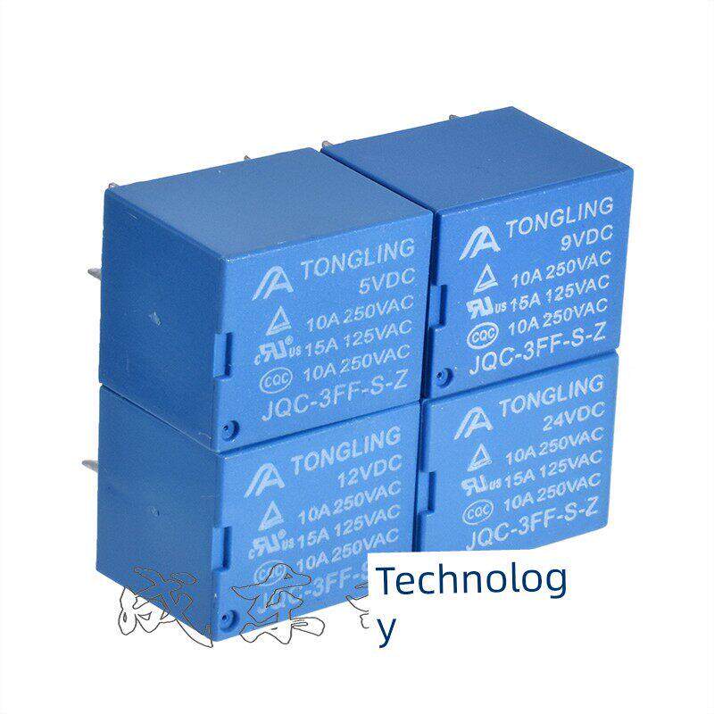 通灵/TONGLING 继电器 T73型 SRD JQC-3FF-S-Z 5V 9V 12V 24V线圈