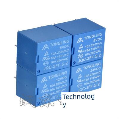 通灵/TONGLING 继电器 T73型 SRD JQC-3FF-S-Z 5V 9V 12V 24V线圈