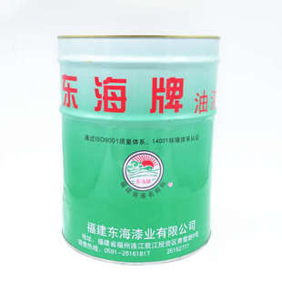 东海油漆各色醇酸磁漆工业车间金属设备醇酸防锈漆大红黑色中黄