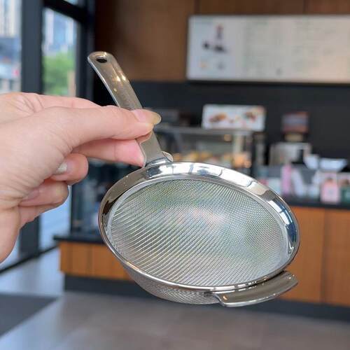 漏勺过滤网筛家用厨房豆浆过滤筛316不锈钢漏勺宝宝辅食超细滤网2