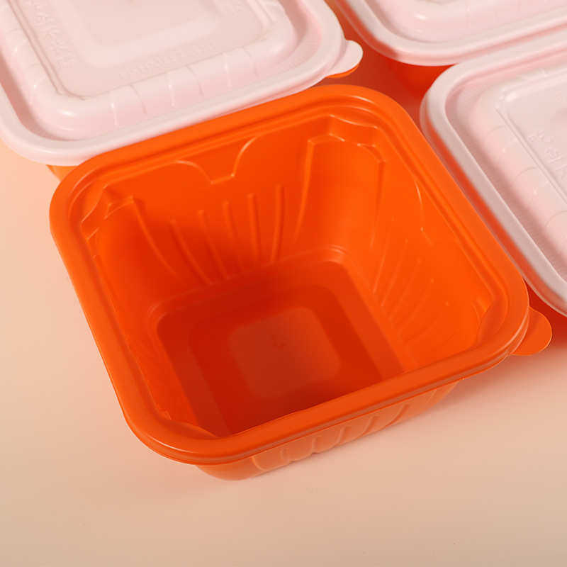 一次性外卖餐盒加厚方形外卖盒与你在一起酸菜鱼水煮鱼打包盒带盖